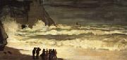 Claude Monet, Rough Sea at Etretat